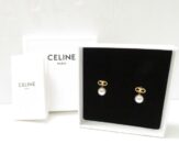 CELINE セリーヌ FCA1262 トリオンフパールイヤリング ピアス アクセサリー レディース AC1415W2