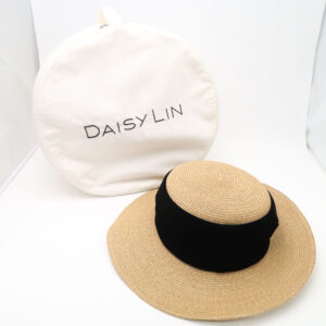 DAISYLIN デイジーリン 05009 Daisy Suntan Love 麦わら帽子 綿他 ペーパー ストロー ベルベット レディース AO1931W2