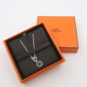 HERMES エルメス セリエ アミュレット H コンフェッティ ネックレス 925 アクセサリー レディース AY5778W2