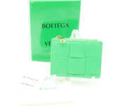 BOTTEGA VENETA ボッテガヴェネタ 742698VCQC43722 スモールカセット イントレチャート 二つ折り財布 ファスナー AT159W1