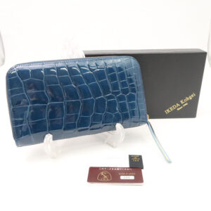 池田工房 長財布 クロコダイル ファスナー AT197W2