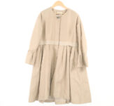 FOXEY BOUTIQUE フォクシー スプリングコート S 絹100％ シフォン ロング シルク レディース AT210W1