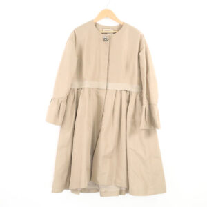 FOXEY BOUTIQUE フォクシー スプリングコート S 絹100％ シフォン ロング シルク レディース AT210W1
