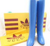 GUCCI グッチ 715584 ロングブーツ アディダス レディース AN1181W1