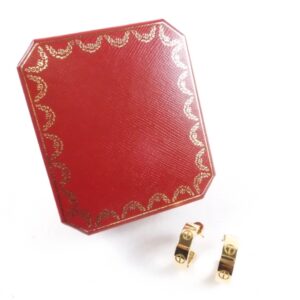 Cartier カルティエ ラブ K18YG 両耳ピアス 1点 ゴールド系 重量10g K18 750 AY2188