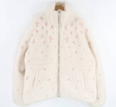 FURFUR ファーファ― フラワー刺繍ボア ブルゾン F ポリエステル100% 別生地ナイロン100％ アイボリー レディース AK194B6