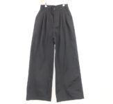 Maison Margiela メゾンマルジェラ S51KA0591 ブラック ヨーク トラウザーズ ワイドパンツ 36 ポリエステル他 ボトムス AU2467A39