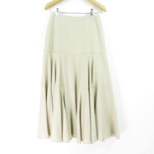 FOXEY NEW YORK フォクシー ジョセフィン ロングスカート 38 リッチベージュ フレア AU539