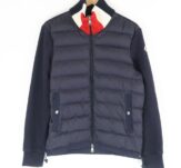 MONCLER モンクレール MAGLIA CARDIGAN ダウン ジャケット L 切り替え ジャンパー カーディガン ニット メンズ AM6660B4