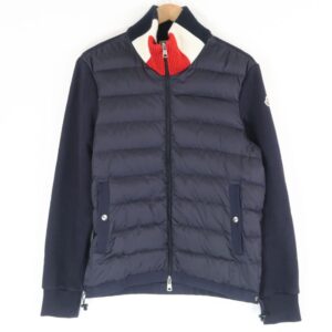 MONCLER モンクレール MAGLIA CARDIGAN ダウン ジャケット L 切り替え ジャンパー カーディガン ニット メンズ AM6660B4