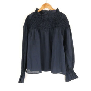 Merlette マーレット コットンスモッキングブラウス 24ss ブラウス XS(M相当） コットン100％ 長袖 レディース AT1856A4