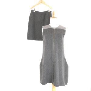 FOXEY フォクシー 34849 ニットドレス ニットジレ ニットミニスカート 42 L ニットジレ ミニスカート レディース AT1858A7