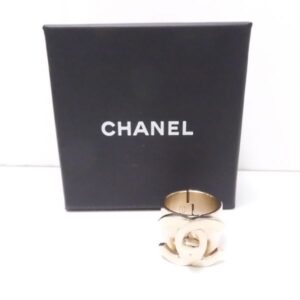 CHANEL シャネル ココマーク ターンロック リング ゴールド 15号相当 指輪 レディース AM4110