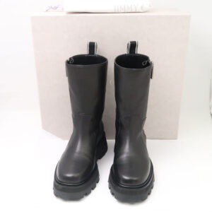 JIMMY CHOO ジミーチュウ BAYU FLAT ブーツ 24cm 厚底 レディース AT106W2