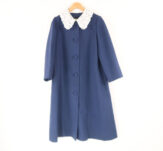 FOXEY BOUTIQUE フォクシー 39453 Coat Selena コート 40 M ウール 他 七分袖 レース襟 レディース AM7024W4