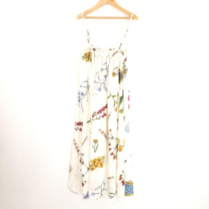 CABaN キャバン 39-05-24-05001 シルク ボタニカルプリントロングスカート スカート F ロング丈 花柄 フラワー レディース AM7070A43