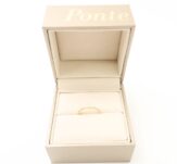 PonteVecchio ポンテヴェキオ K18 リング 重量1.1g 8.5～9号 K18 ダイヤ0.10ct 指輪 アクセサリー レディース AY4964W1