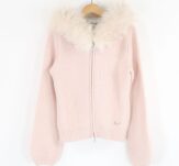 Rene ルネ 6832060 フーディカーディガン 34 カシミヤ ファー付き レディース AN1579W2