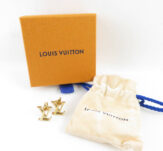 LOUIS VUITTON ルイヴィトン M00743 ピアス LV アイコニック ゴールド GP ブックルドレイユ スタッズ レディース AU2078W1