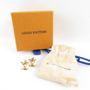 LOUIS VUITTON ルイヴィトン M00743 ピアス LV アイコニック ゴールド GP ブックルドレイユ スタッズ レディース AU2078W1