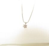 カメリア・ダイヤモンド 銀座ジュエリーマキ ネックレス シルバー系 K18WG ダイヤモンド 0.20CTS