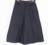 FOXEY NEW YORK フォクシー 44230 Pants Dante ダンテ パンツ 38 コットン他 ワイドデニム インディゴ レディース AU2861W1