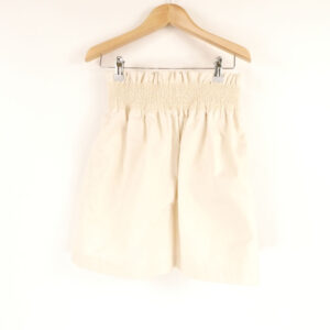 HERMES エルメス ハイウエスト スモックスカート ミニスカート 34 コットン100％ レディース AY6357W1