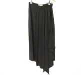 GUCCI グッチ スカート 1点 ブラック系 40 レーヨン シルク AY2065