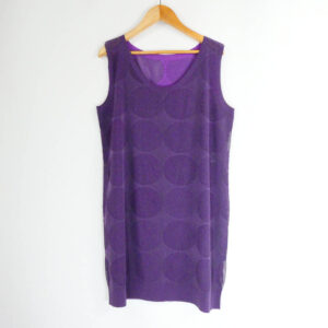 ISSEYMIYAKE イッセイミヤケ PP32LT963 トップス 3 Lサイズ相当 ポリエステル他 ノースリーブ シースルー レディース AD736A40