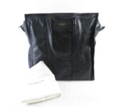 バレンシアガ 443097 バザール ショッパーM トートバッグ ブラック ハンド レザー AC1287W2