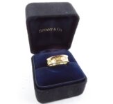 TIFFANY＆Co.ティファニー 1837 K18YG リング ゴールド系 重量7g　K18　750 AY2190