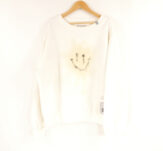 Maison MIHARA YASUHIRO メゾン ミハラヤスヒロ Smiley Face K12PO522 スウェット 38 USED加工 スマイリーフェイス AY7255A31