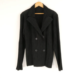 ISSEYMIYAKE イッセイミヤケ テーラドジャケット 2 ポリエステル ダブル プリーツ 長袖 レディース AN1993W1