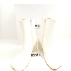 MM6 Maison Margiela エムエムシックス S66WU0074 アナトミック アンクル ブーツ 37(24cm) レディース AY7296