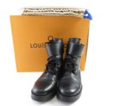 LOUIS VUITTON ルイヴィトン ワンダーランド ライン フラットレンジャー ブーツ 35 1 2(22.5～23cm相当） 1A1IY2 レディース AC1447W3