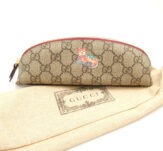 GUCCI グッチ 662129 2067 ペンケース GGスプリーム ねこ キャット 筆箱 AO3514