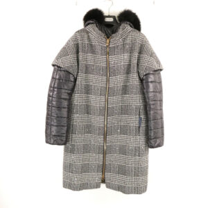 HERNO ヘルノ Prince of Wales padded coat CA0373D-12353-9310 46397-40901-1 ダウンコート M 千鳥格子柄 アウター AU3723W4