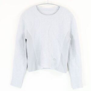 FOXEY フォクシー 43049 Knit Top Snow Mist ニット 38 カシミヤ コットン アイスブルー レディース AT1168W1