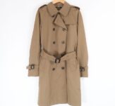 GUCCI グッチ 256263 トレンチコート ビスコース他 茶 アウター レディース レディース AU3109B6