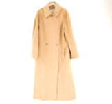 MAXMARA マックスマーラ コート 38 S キャメル100％ 白タグ ロング レディース AM7483W4