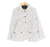 HERNO ヘルノ GA000253D-13173-1000 ツイードジャケット 40 S～M相当 コットン他 ブラック ショート丈 レディース AD1404A42