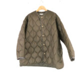 THE RERACS ザリラクス 24FW-RECT-420L-J キルティングコート 36 S相当 ノーカラー 背面ベルト アウター レディース AU3710B5