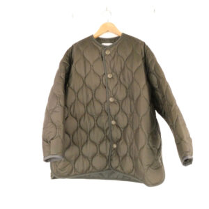 THE RERACS ザリラクス 24FW-RECT-420L-J キルティングコート 36 S相当 ノーカラー 背面ベルト アウター レディース AU3710B5