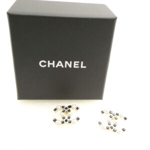 CHANEL シャネル ココマーク ピアス B22P ブラック パール レディース AD1417W2