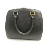 LOUIS VUITTON ルイヴィトン M52052 ポンヌフ エピ ノワール ハンドバッグ エピレザー ゴールド金具 カバン 鞄 レディース AC1701W1