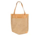 GUCCI グッチ 002 115 0152 トートバッグ レザー GG柄 ゴールドチャーム ヴィンテージ 鞄 AU3805