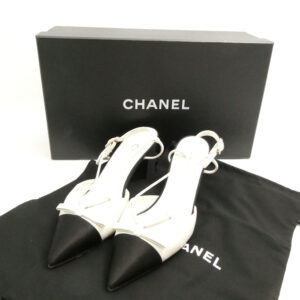 CHANEL シャネル 靴 パンプス ホワイト AM7877